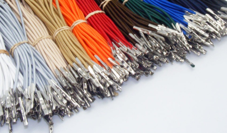 Elastic Cord with Metal Ends (Barbed Elastic Cord)
