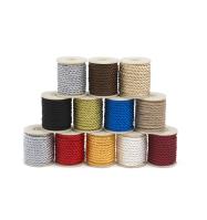 Wholesale 1/4 inch Flat Braided Elastic Rope Cord 