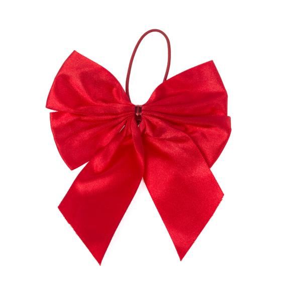 pre-tied elastic packing ribbon bow red