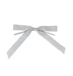 White Twist Tie Bow White Twist Tie Bow