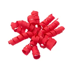 Red Curly Gift Bow