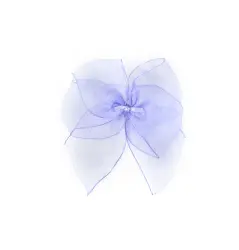 Blue Twist Tie Bow Blue Twist Tie Bow