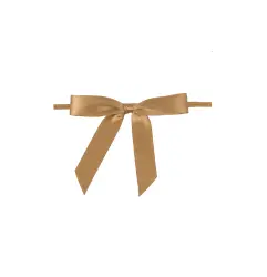 Yellow Twist Tie Bow Yellow Twist Tie Bow